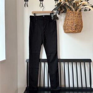 GAP True Skinny Black Jeans. 32 Tall.